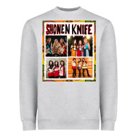 Heather Grey Shonen knife Heavyweight Sweatshirt - artisFamous