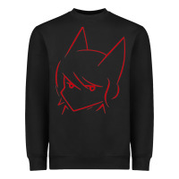 Black Aphmau Sketch Heavyweight Sweatshirt - artisFamous