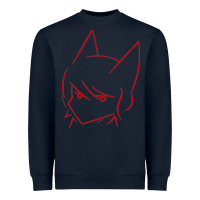 Navy Aphmau Sketch Heavyweight Sweatshirt - artisFamous