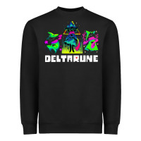 Black Deltarune Heavyweight Sweatshirt - artisFamous