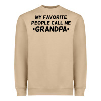 Mushroom my favorite people call me grandpa black Heavyweight Sweatshirt - artisFamous
