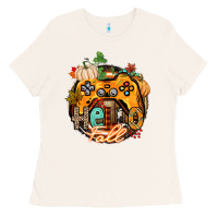 Bone hello fall gamer Ladies Tee - CowGirlArtShop