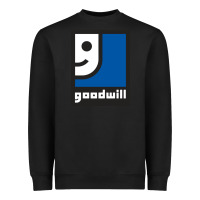 Black Goodwill Heavyweight Sweatshirt - artisFamous