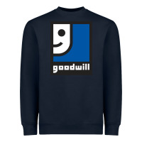 Navy Goodwill Heavyweight Sweatshirt - artisFamous