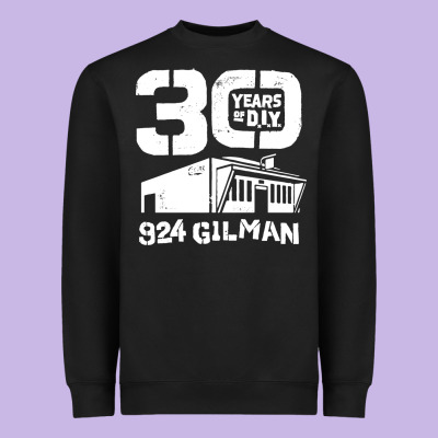 30 Years Of Diy 924 Gilman Streets Heavyweight Sweatshirt Designed By Artisfamous