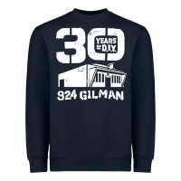 Navy 30 years of diy 924 gilman streets Heavyweight Sweatshirt - artisFamous
