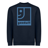 Navy GOODWILL Heavyweight Sweatshirt - artisFamous