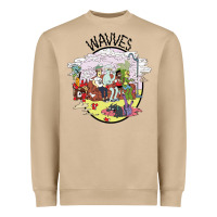 Mushroom wavves Heavyweight Sweatshirt - artisFamous