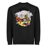 Black wavves Heavyweight Sweatshirt - artisFamous