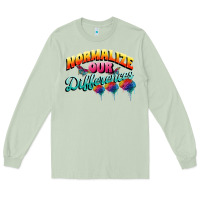 Matcha Normalize our differences Autism Long Sleeve Tee - FaDigitalArtStudio