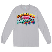Moon Dust Normalize our differences Autism Long Sleeve Tee - FaDigitalArtStudio