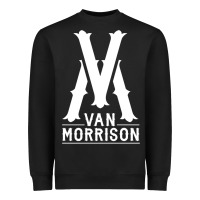 Black Van Morrison Music Heavyweight Sweatshirt - artisFamous
