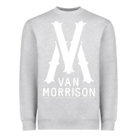 Heather Grey Van Morrison Music Heavyweight Sweatshirt - artisFamous