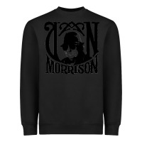 Black Van Morrison Music Heavyweight Sweatshirt - artisFamous