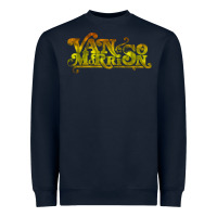Navy Van Morrison Music Heavyweight Sweatshirt - artisFamous