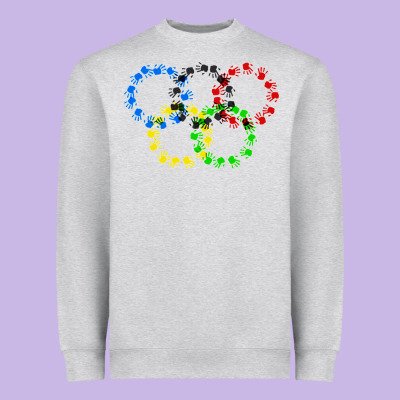 Winter Olympics Heavyweight Sweatshirt Designed By Artisfamous