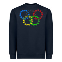 Navy winter olympics Heavyweight Sweatshirt - artisFamous