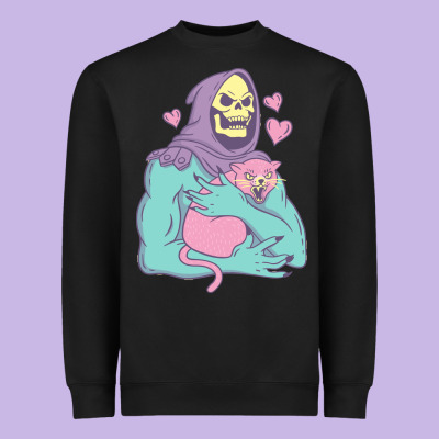 Skeletor's Cat Premium Scoop Classic Heavyweight Sweatshirt Designed By Artisfamous