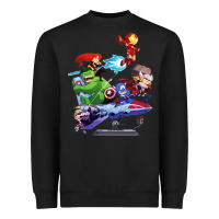 Black superheroes Heavyweight Sweatshirt - artisFamous