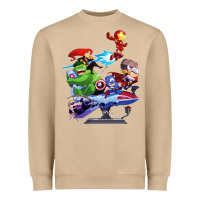 Mushroom superheroes Heavyweight Sweatshirt - artisFamous