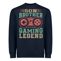 Navy SON BROTHER GAMING LEGEND Heavyweight Sweatshirt - artisFamous