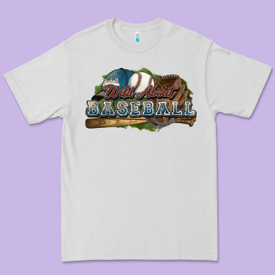 Wild About Baseball Premium Tee Designed By Howdyjamesfarm