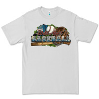 Dove Grey Wild about Baseball Premium Tee - HowdyJamesFarm