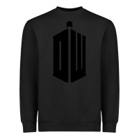 Black dr who tshirt Heavyweight Sweatshirt - artisFamous