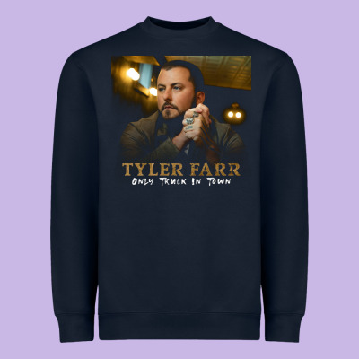 Tyler Farr Heavyweight Sweatshirt Designed By Artisfamous