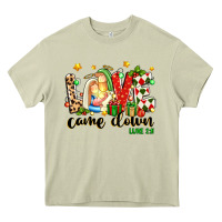 Mossy love came down luke 2 11 Heavy Core Tee - texasbilliewilder
