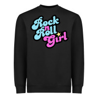 Black rock n roll girl Heavyweight Sweatshirt - artisFamous