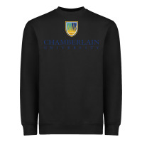Black Chamberlain College Nursing Heavyweight Sweatshirt - artisFamous