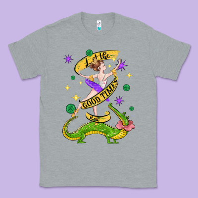 Let The Good Times Roll (2) Classic Tee Designed By Cowgirlartshop