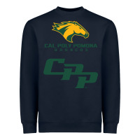 Navy cal pol pomona Heavyweight Sweatshirt - artisFamous