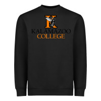 Black Kalamazoo College Heavyweight Sweatshirt - artisFamous