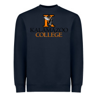 Navy Kalamazoo College Heavyweight Sweatshirt - artisFamous