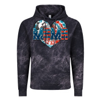 Cloud Black American Mama heart Vintage Hoodie - FaDigitalArtStudio