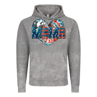 Cloud Rock American Mama heart Vintage Hoodie - FaDigitalArtStudio