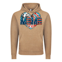 Vintage Coffee American Mama heart Vintage Hoodie - FaDigitalArtStudio