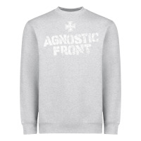 Heather Grey agnostic font Heavyweight Sweatshirt - artisFamous