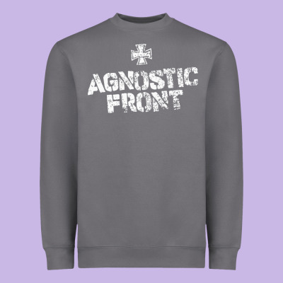 Agnostic Font Heavyweight Sweatshirt Designed By Artisfamous