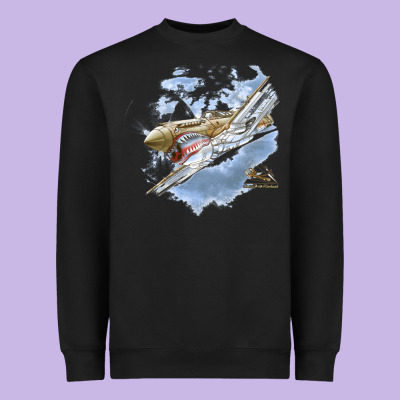 Flying Tigers Heavyweight Sweatshirt Designed By Artisfamous