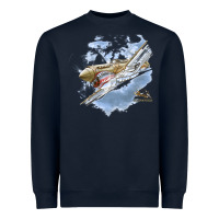Navy flying tigers Heavyweight Sweatshirt - artisFamous