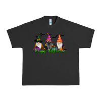 Pigment Black Happy Halloween Gnome Pumpkin Urban Heavy Tee - RanaPortraitStore