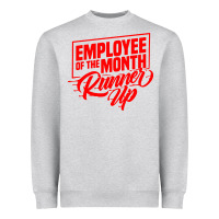 Heather Grey employee of the month runner up Heavyweight Sweatshirt - artisFamous