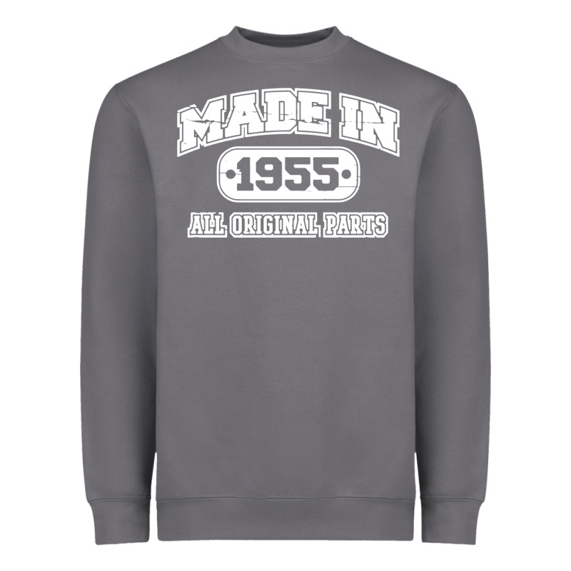 Made In 1955 Funny Vintage Heavyweight Sweatshirt by artisFamous | Teevron