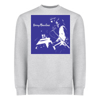 Heather Grey Best Barry Manilow Heavyweight Sweatshirt - artisFamous