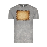 Cloud Rock Buralp and Leopard Vintage Tee - CowCowDesign