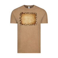 Vintage Coffee Buralp and Leopard Vintage Tee - CowCowDesign