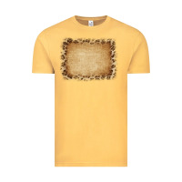 Vintage Mustard Buralp and Leopard Vintage Tee - CowCowDesign